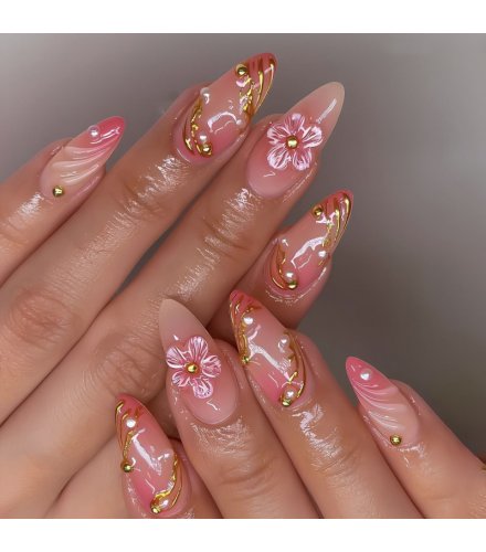 NA035 - 3D Fresh Flowers Glam Nails NA035 - 3D Fresh Flowers Glam Nails